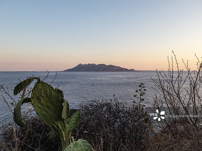 莱万佐岛，埃加迪群岛图片素材