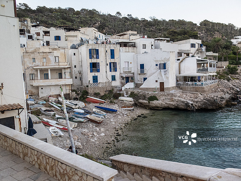 莱万佐岛，埃加迪群岛图片素材