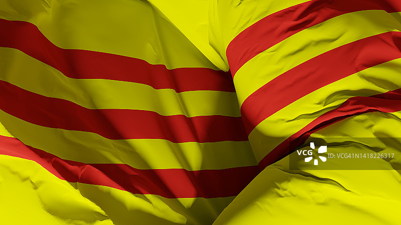 越南南方（1949-1975）的旗帜图片素材