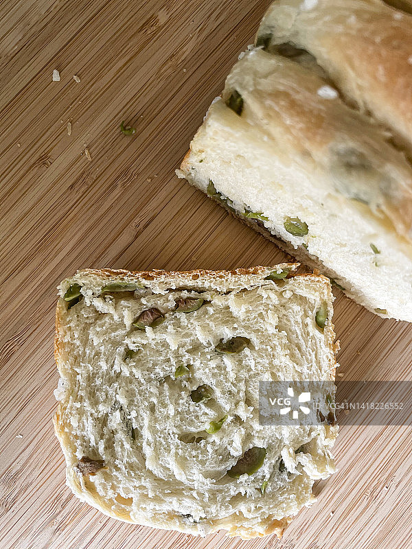 绿色橄榄面包图片素材