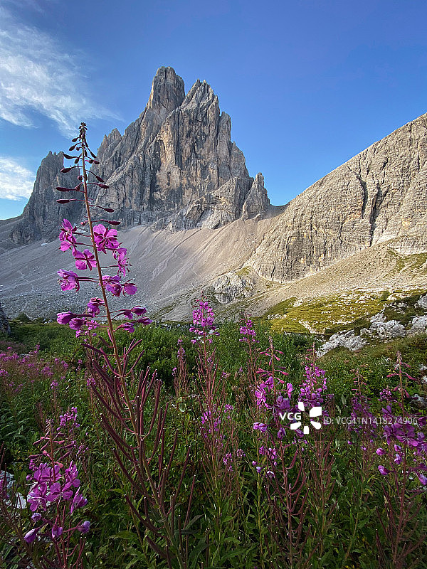 意大利南蒂罗尔塞克斯滕多洛米蒂山脉Zwelfrkofel图片素材