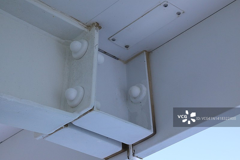 结构钢构件的特写图片素材