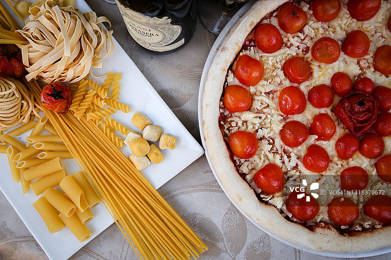 罗马意面与披萨图片素材