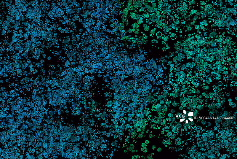 荧光抽象细胞背景图片素材