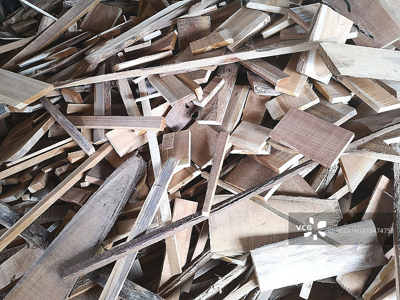 堆叠的木片图片素材