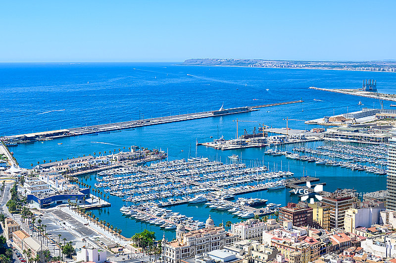 阿利坎特码头图片素材