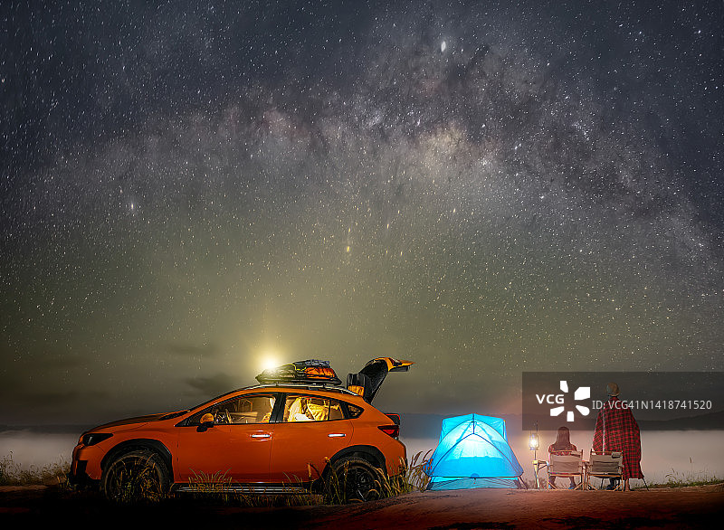 午夜星空图片素材