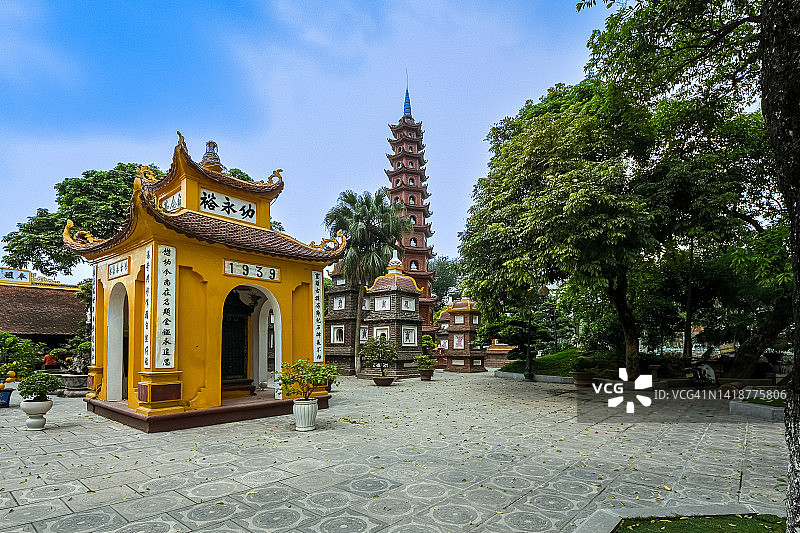 越南河内镇国寺图片素材