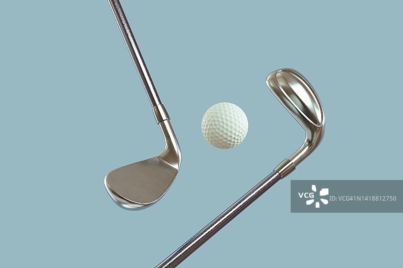 打高尔夫球图片素材