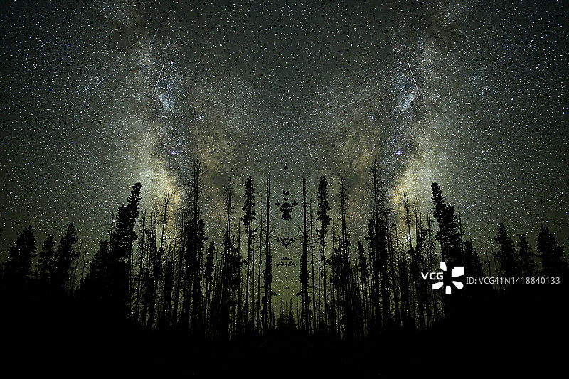 银河与星辰图片素材