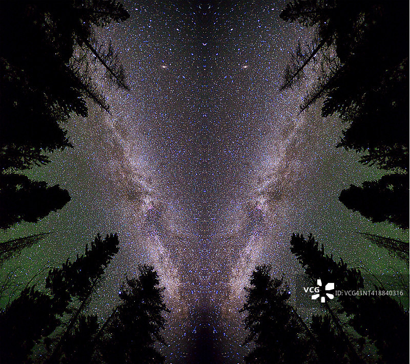 银河与星辰图片素材