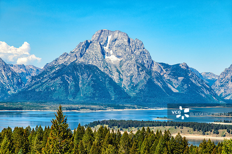 提顿山脉风光图片素材