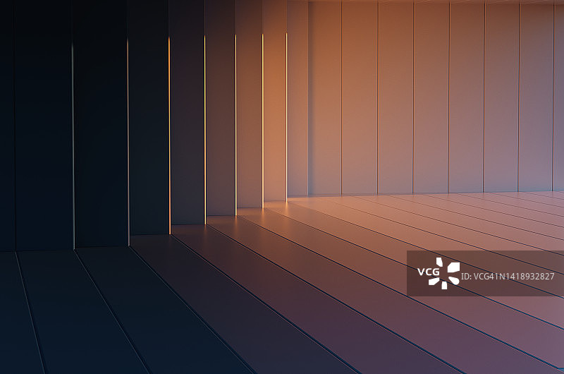 未来主义渐变背景，光影在室内图片素材