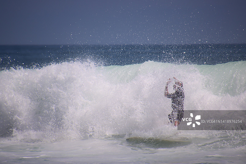 马里布海浪图片素材