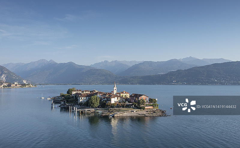意大利马焦雷湖博罗梅奥群岛图片素材