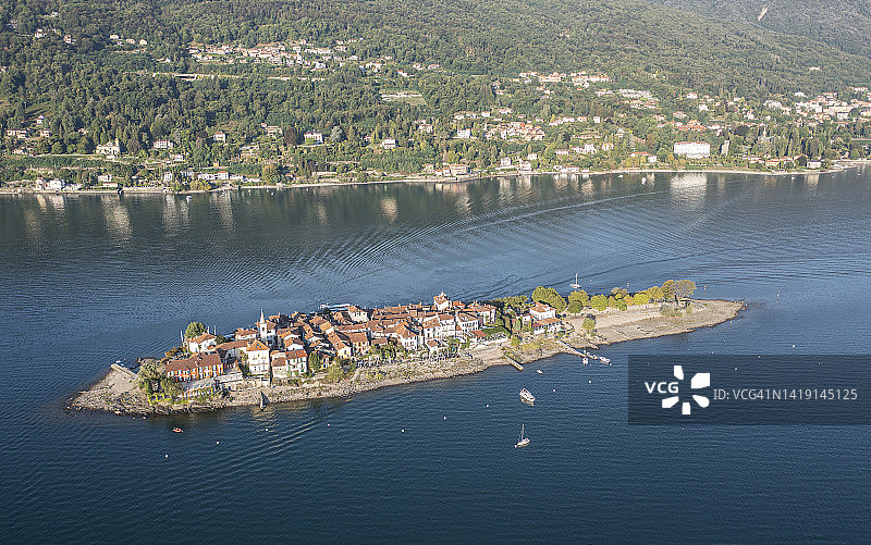 意大利马焦雷湖博罗梅奥群岛图片素材