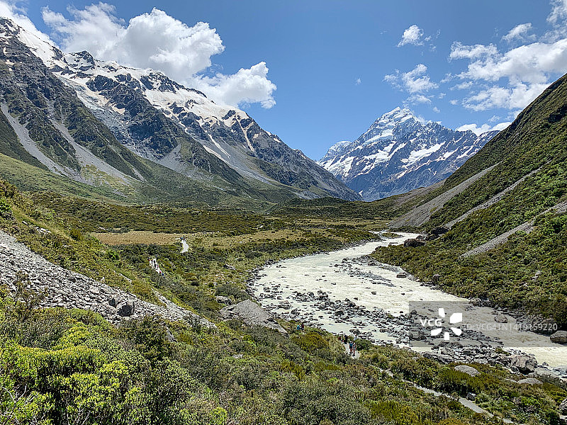 库克山国家公园风光，新西兰南岛图片素材