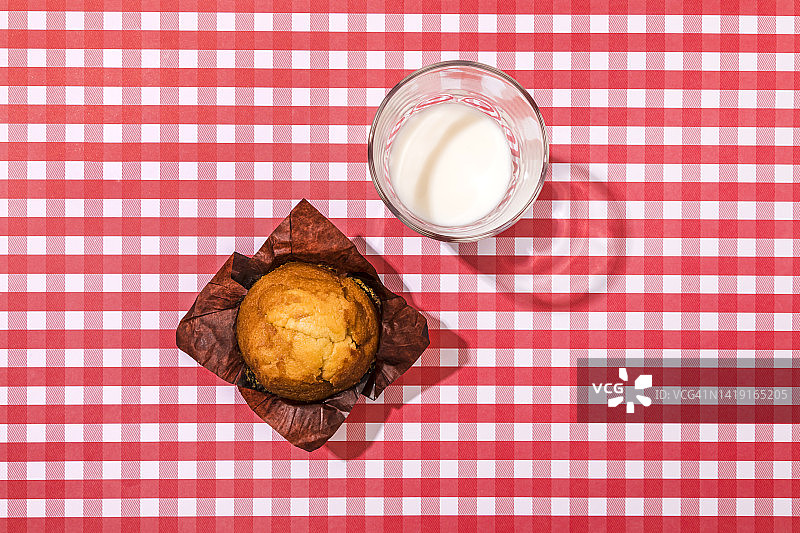 纯素玛芬和米浆图片素材