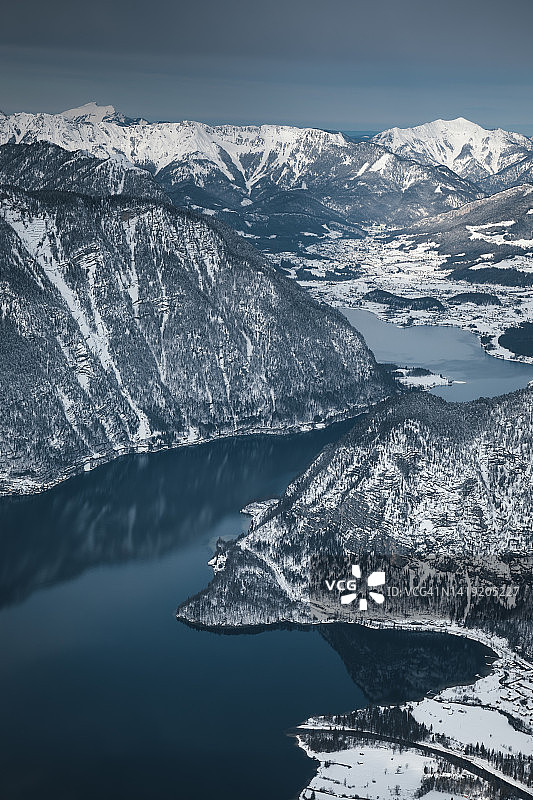 奥地利哈尔施塔特湖图片素材