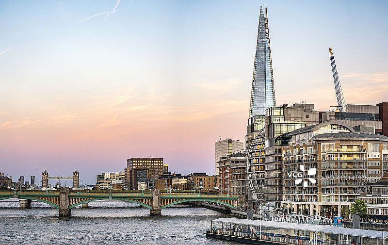 班克赛德码头图片素材