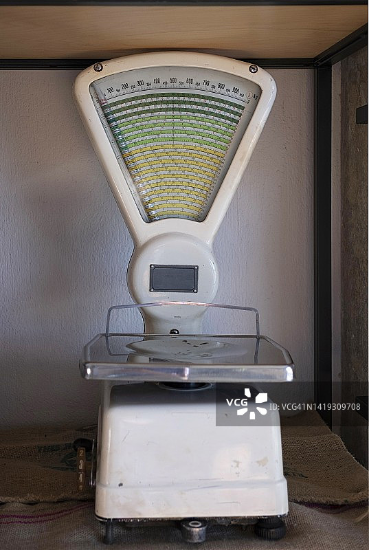 机械秤特写图片素材