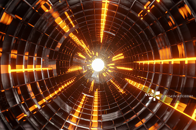 抽象未来主义隧道建筑速度运动背景图片素材