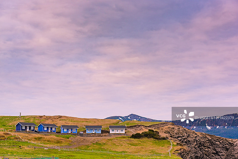 加拿大纽芬兰和拉布拉多省的岩石港图片素材