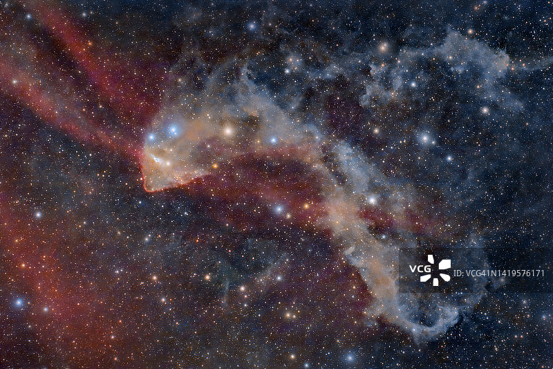 壁虎星云(LBN 437) HaLRGB图片素材