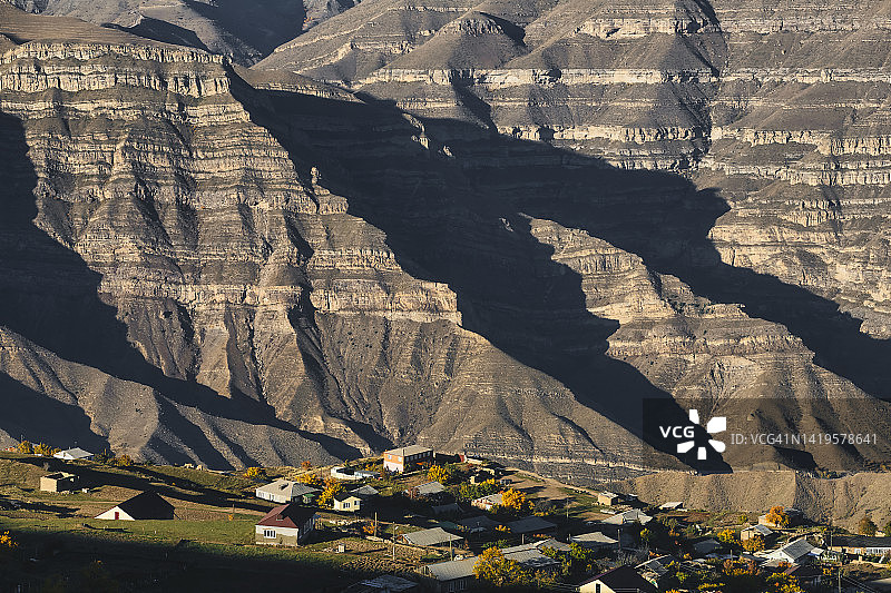 山地景观：达吉斯坦，北高加索地区图片素材