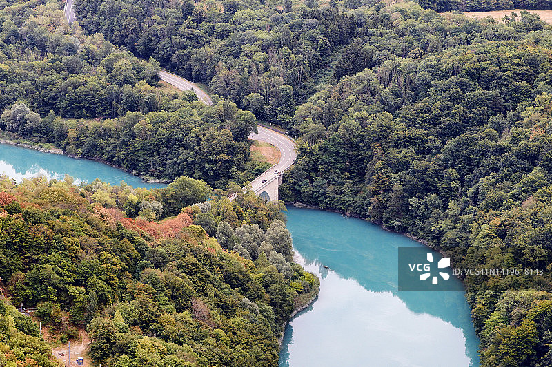从法国莱阿兹看到的景色图片素材