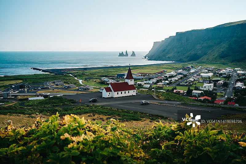 冰岛南部的维克村图片素材