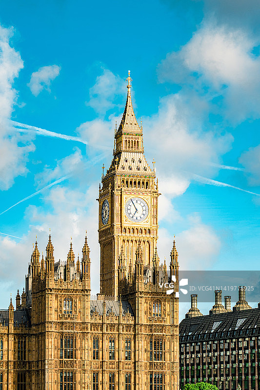 伦敦最著名的建筑图片素材