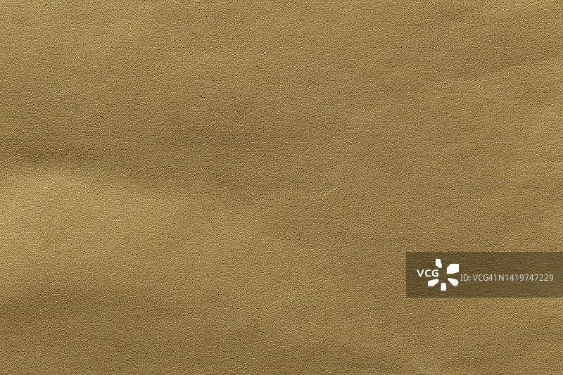 棕色生态回收牛皮纸，纸张纹理纸板背景。图片素材