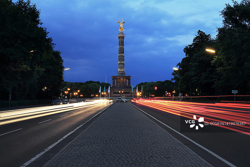 柏林胜利纪念柱图片素材