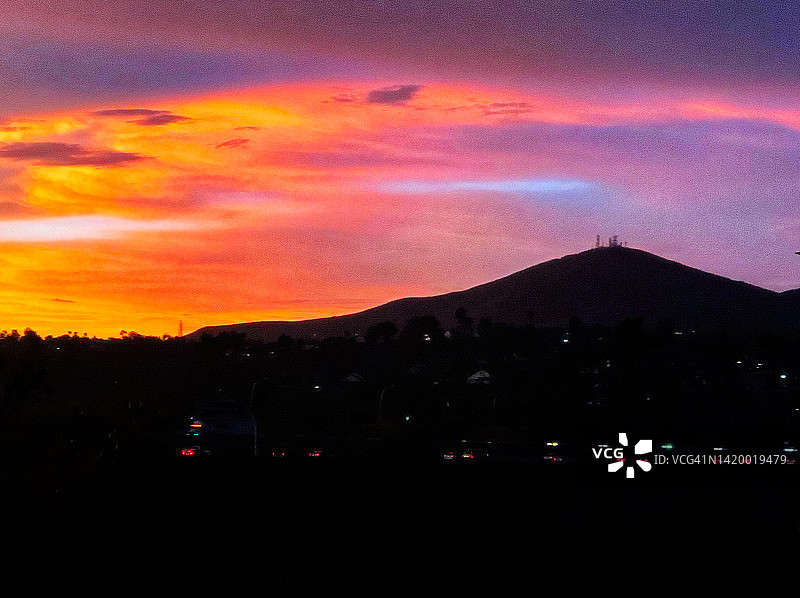 加利福尼亚的日落图片素材