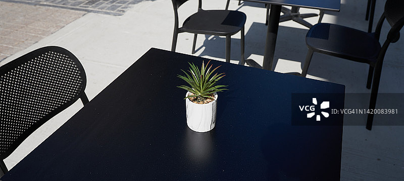 咖啡馆露台图片素材