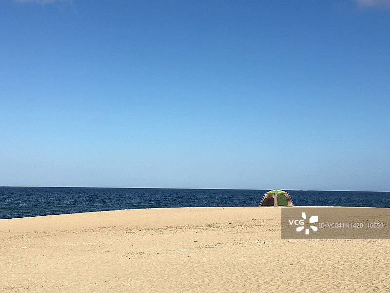 海边的帐篷图片素材