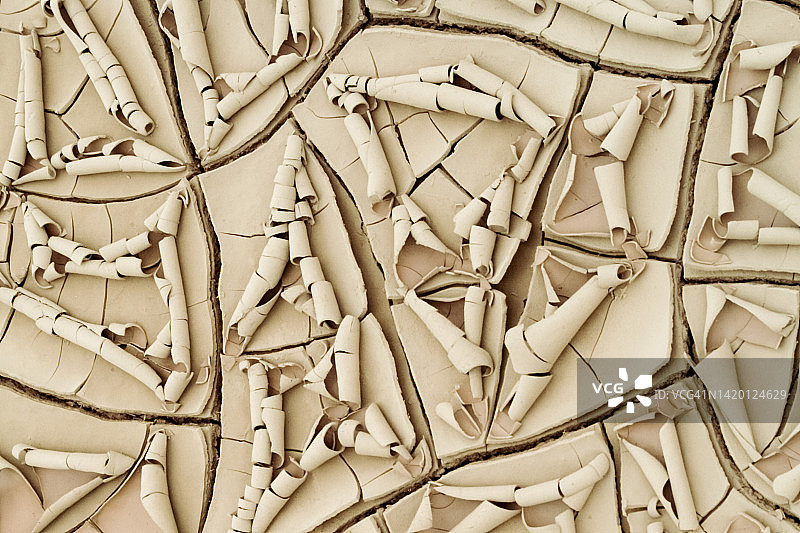 干裂的泥土图片素材