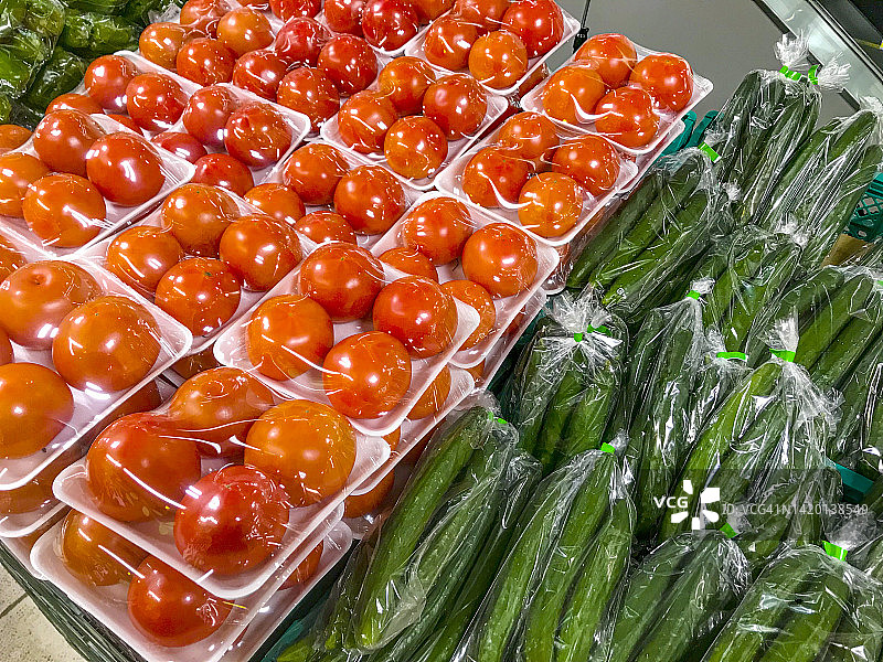 西红柿和黄瓜图片素材