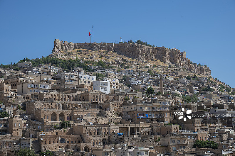 土耳其东南安纳托利亚地区的马尔丁古城图片素材