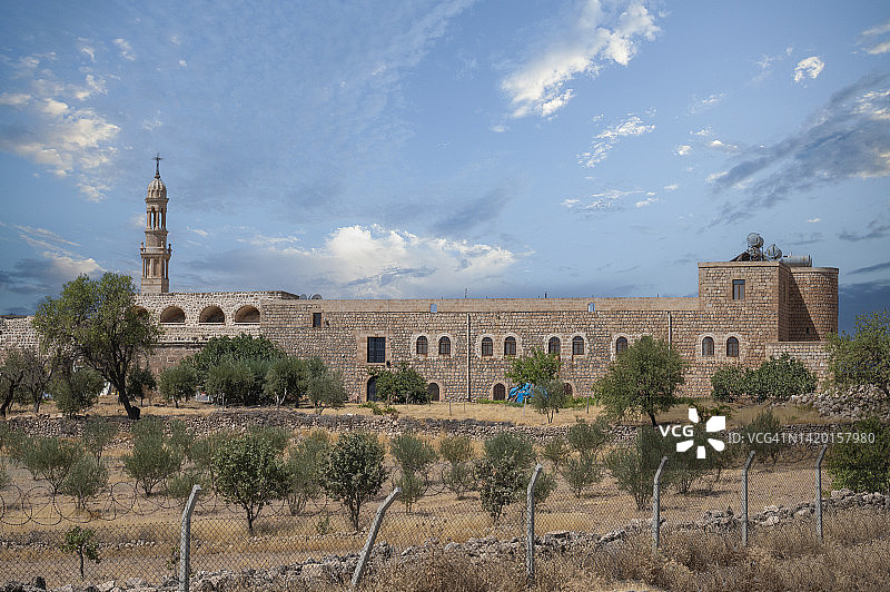 马尔丁米迪亚特的莫尔霍比尔莫尔阿布罗霍姆修道院图片素材