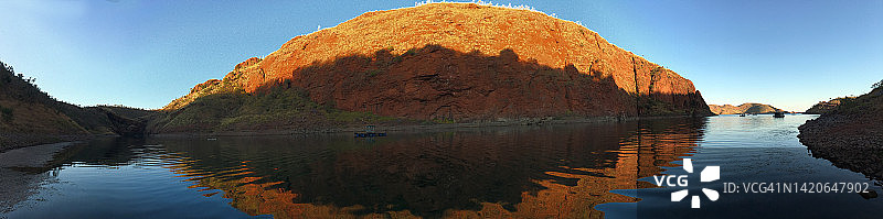 澳大利亚阿盖尔湖全景图片素材