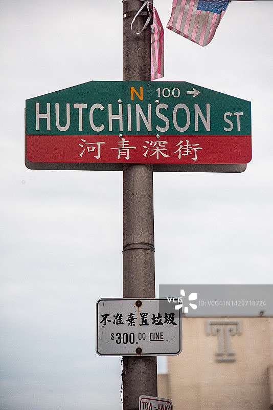 哈钦森街路牌图片素材