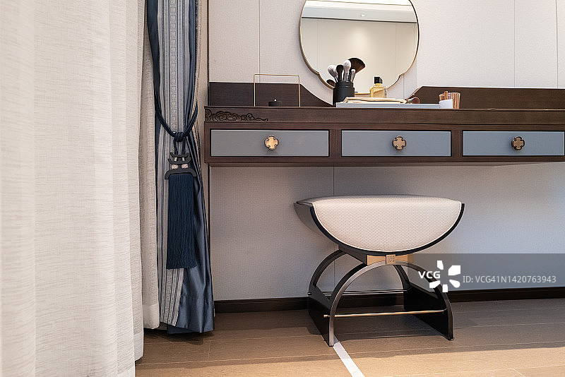 梳妆台和椅子图片素材