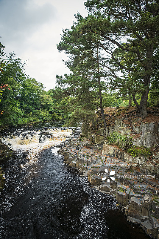 蒂斯代尔的低福斯瀑布图片素材