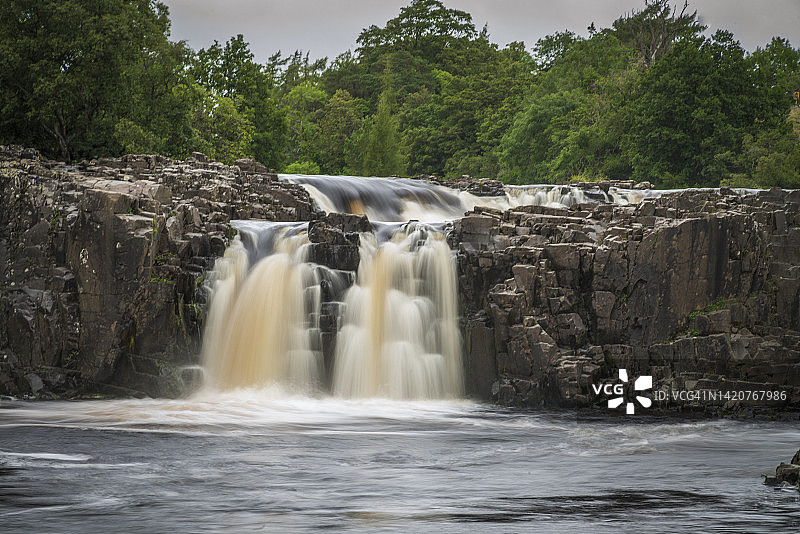 蒂斯代尔的低福斯瀑布图片素材