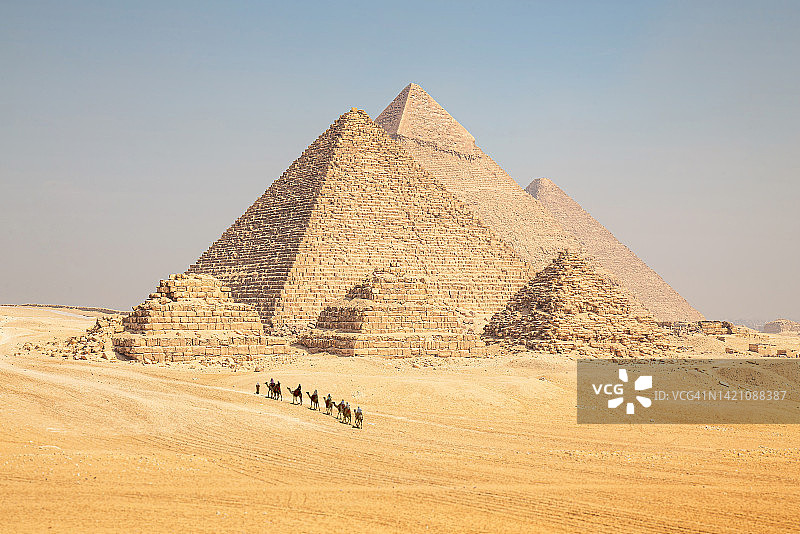 埃及吉萨的金字塔图片素材