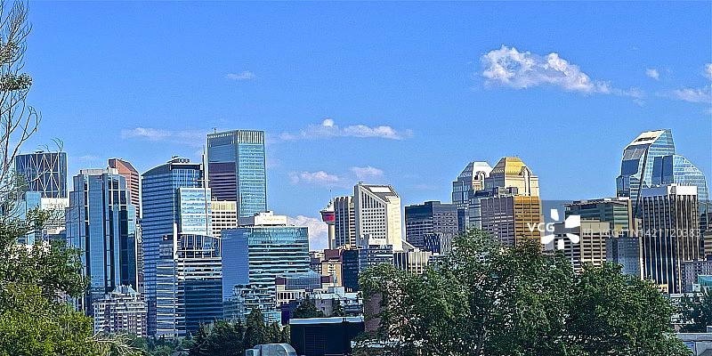 卡尔加里天际线景观图片素材