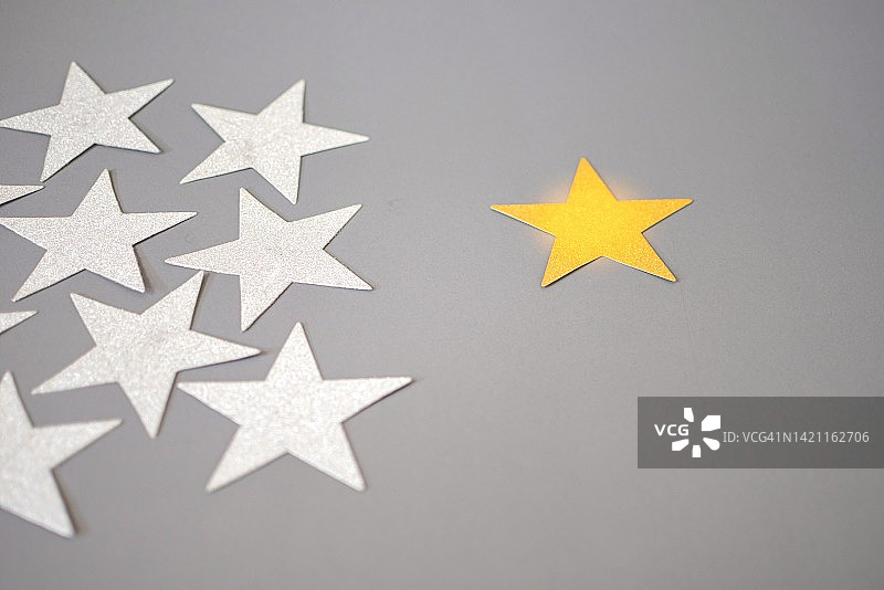 卓越理念，五角星图片素材