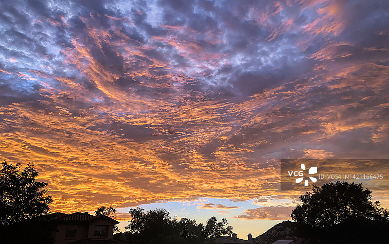 加利福尼亚的日落图片素材